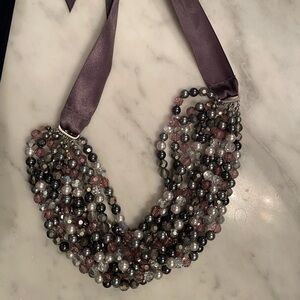 Multi-Strand Beaded Necklace